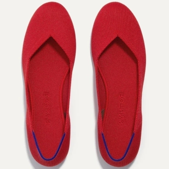 Rothy's the Flat in Bright Red - Picture 3 of 6